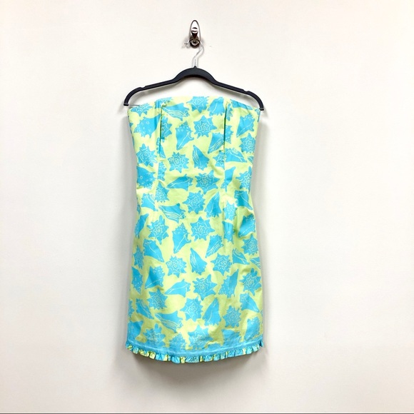NWOT Lilly Pulitzer Strapless Sea Shell Dress - Picture 1 of 7